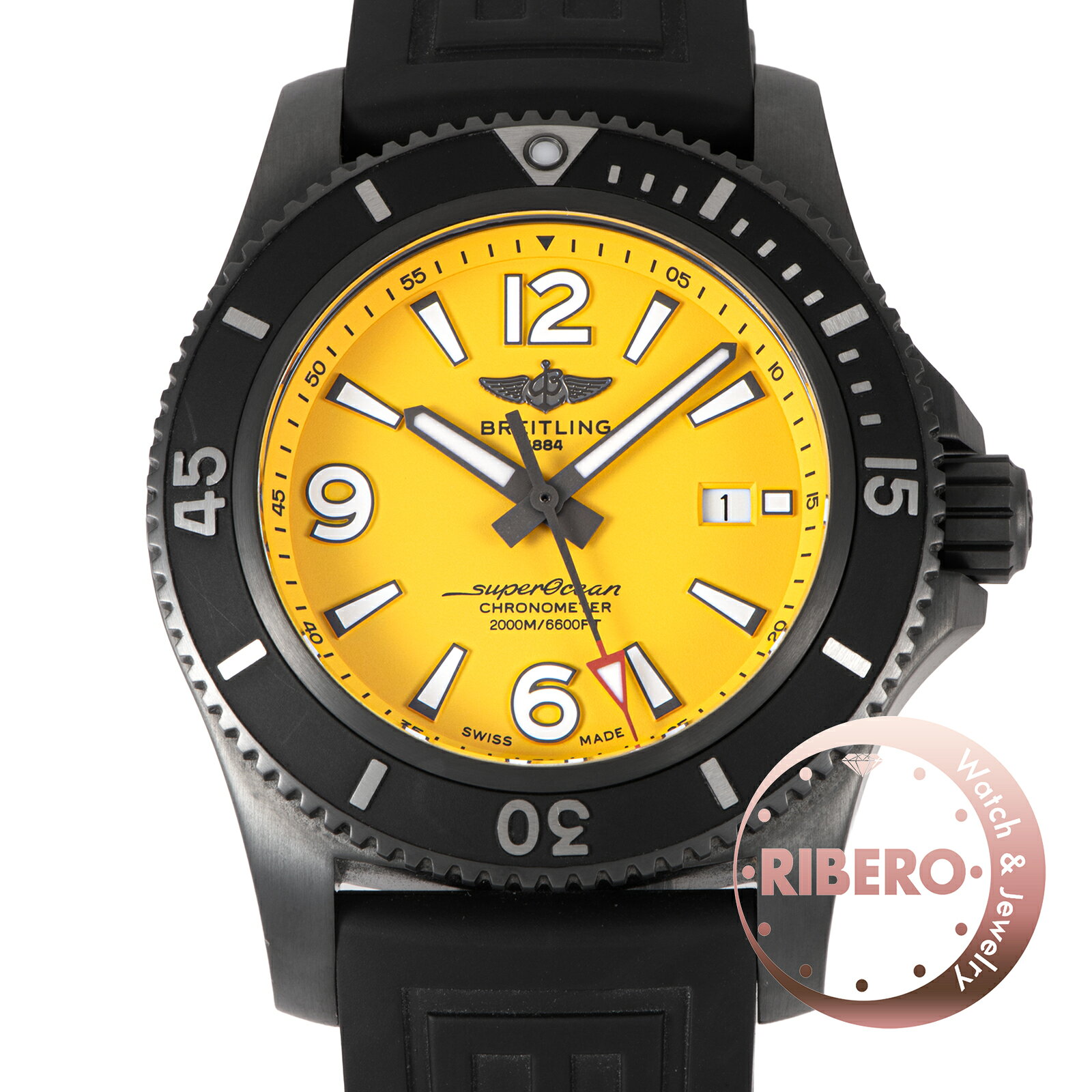 BREITLING ブライトリング スーパーオーシャン オートマティック46 M17368(M17368D71I1S2) ブラックスチール ステンレススチール【中古】
