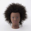 縮毛矯正用トレーニングマネキン アフロヘアー AF-21H01【人毛100% 練習用】【送料無料(沖縄・北海道除く)】