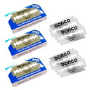 \店内全品★P10倍!/【楽天1位】感動深剃り 両刃 替刃 一枚刃 カミソリ Dorco ST-300 30枚セット(片刃60刃) ストレート 両刃剃刀 剃刀 ドルコ NEW PLATINUM ST300 正規品 メーカー保証付き ギフト