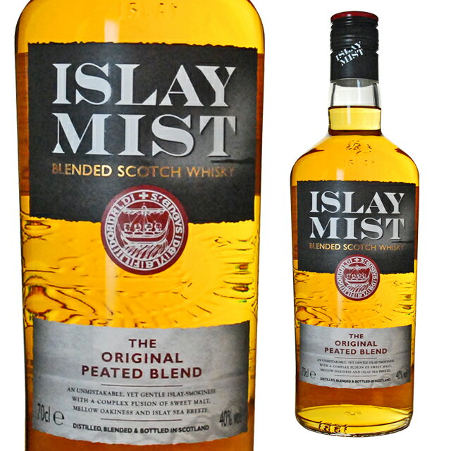 アイラ ミスト オリジナルピーテッド 40度 700ml 箱なし 【 ウィスキー スコッチウイスキー お酒 スコッチウィスキー ウイスキー スコッチ 蒸留酒 アイラウイスキー アイラウィスキー 家庭用 宅飲み ひとり呑み 飲み会 ひとり飲み 洋酒 】【ワインならリカオー】