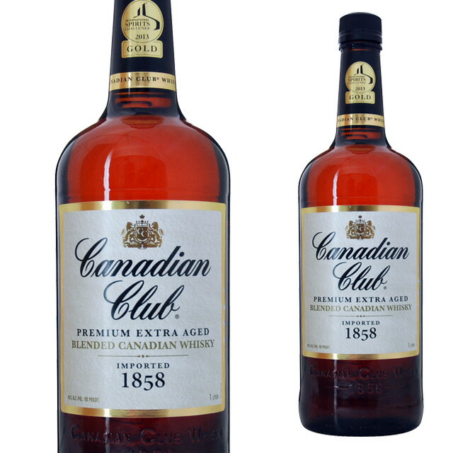 CANADIAN CLUB1858年創業のカナディアン・ウイスキーを代表する銘柄。6年熟成の軽く華やかな味わいです。 【カナディアンクラブ一覧はこちら】 ----------------------------------------------------------------------- 【産地】 カナダ 【生産者】 ハイラム ウォーカー＆サンズ社 【度数】 40度 【内容量】 1000ml -----------------------------------------------□お酒 引越し 挨拶 退職祝い お返し 還暦祝い 手土産 ディナー 男性 女性 父 母 彼氏 彼女 ギフト 内祝い 退職 お礼 誕生日 プレゼント 結婚祝い ウイスキー カナディアン ウィスキー 洋酒結婚引出物 結婚内祝い 結婚御祝い 快気祝い 全快祝い 新築内祝い 上棟祝い 長寿祝い 就職内祝い 他各種内祝い・お返し 新築祝い 初老祝い 古稀祝い 喜寿祝い 傘寿祝い 米寿祝い 卒寿祝い 白寿祝い 長寿祝い お返し お中元・お歳暮 年始挨拶 ゴルフコンペ 記念品 賞品 暑中見舞い 残暑見舞い 【ギフト包装一覧はこちら】