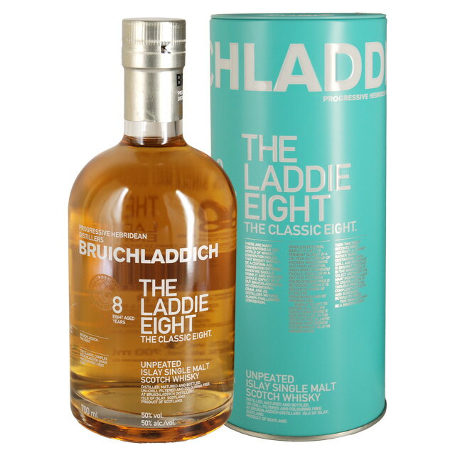 [円筒] ブルイックラディ ザ ラディ エイト 50度 700ml シングルモルト ウイスキー アイラ クラシック ..