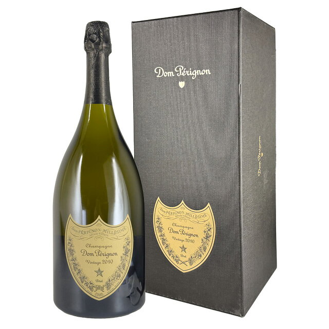 [送無][大容量][ボックス入] ドンペリニヨン 2010 1500ml シャンパン マグナム 白 スパークリング 1.5L 送料無料【ワインならリカオー】
