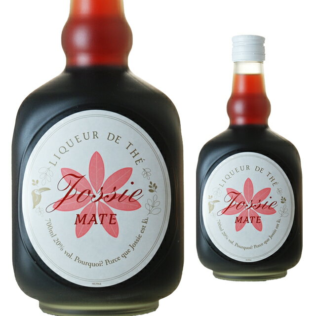 JOSSIE TEA LIQUEUR MATEインド、スリランカ、中国の厳選された最高級茶葉をじっくり漬け込んで香りと風味を丁寧に抽出して造っています。こだわりの製法により、カクテルはもちろん、温めたり、焼き菓子に使用しても、豊かな茶葉の香りがしっかりと感じられます。 『飲むサラダ』の異名を持つヘルシーなお茶として南米の国々で愛されているマテ茶。ブラジル産の茶葉を使用し、マテ独特の香ばしい香り、やや苦味を感じる味わいを再現した本格的なマテのリキュールです。ライムやミントとの相性も抜群です。【ジョシィーティーリキュール一覧はこちら】-----------------------------------------------------------------------【産地】 フランス【生産者】 ガブリエル・ブディエ【度数】20度【容量】700ml-----------------------------------------------------------------------お酒 引越し 挨拶 就職祝い 退職祝い 結婚祝い 新築祝い 快気祝い 全快祝い還暦祝い 長寿祝い 内祝い開店祝い お返し 手土産 ディナーパーティ 誕生日 ギフト 引出物 記念品 ゴルフコンペ 御中元 お中元 お歳暮 御歳暮 暑中見舞い 残暑見舞い 年末年始 お正月　父の日 母の日【ギフト包装はこちら】