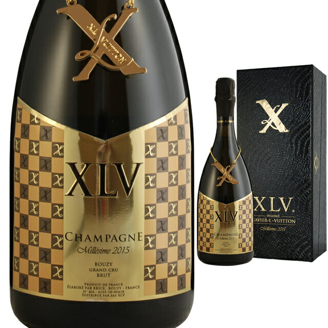 [送無][瓶傷有] XLV シャンパーニュ ブジー グランクリュ ミレジメ 2015 ブリュット 750ml 送料無料 [ボックス入]【シャンパン スパークリングワイン スパークリング お酒 辛口 訳あり シャンペン クリスマス 正月 自宅用 家飲み 】【ワインならリカオー】