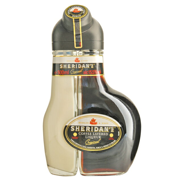 SHERIDAN'S COFFEE LAYERED LIQUEURシェリダンスはアイルランドのダブリンにある、日本でも定番リキュールのベイリーズの工場で作られています。シェリダンスは1本で、ボトルが白と黒の2つに分かれていて、黒がコーヒー・リキュール、白がバニラ・クリームのリキュールになっています。黒が白の2倍入っていて、全体500mlに対し、黒が333ml、白が167mlとおおよそ2対1の割合になっています。 上のキャップを外すと注ぎ口が2つ現れ水平に傾けると2対1の割合で出てきます。静かに注ぐと自然に2層に分かれます。芳醇でコクのあるクリーム・リキュールです。-----------------------------------------------------------------------【産地】 アイルランド【生産者】 シェリダンス【度数】15.5度【容量】500ml-----------------------------------------------------------------------お酒 引越し 挨拶 就職祝い 退職祝い 結婚祝い 新築祝い 快気祝い 全快祝い還暦祝い 長寿祝い 内祝い開店祝い お返し 手土産 ディナーパーティ 誕生日 ギフト 引出物 記念品 ゴルフコンペ 御中元 お中元 お歳暮 御歳暮 暑中見舞い 残暑見舞い 年末年始 お正月　父の日 母の日【ギフト包装はこちら】関連商品[700ml] シェリダンス ダブルリキュール 15.5度 700ml...[大容量] カルーア コーヒー リキュール 20度 1000ml 箱な...ディサローノ アマレット 28度 700ml 箱なし 【 リキュール ...3,199円1,635円2,399円カルーア コーヒー リキュール 20度 700ml 箱なし 【お酒 洋...フランジェリコ 20度 700ml 箱なし ヘーゼルナッツ リキュール...ディサローノ ベルベット 17度 500ml 箱なし リキュール【 カ...1,315円2,499円2,199円ボルス アマレット 24度 700ml 箱なし 【 リキュール カクテ...マリーブリザール バニラ 18度 700ml 箱なし 【リキュール お...珈琲酒 17度 500ml キリン 箱なし 【 リキュール お酒 カク...1,550円2,098円810円[ミニ] カルーア コーヒー 20度 200ml リキュール 箱なし ...ボルス ヨーグルト 15度 700ml 箱なし 【リキュール お酒 カ...グランマルニエ コルドンルージュ 40度 700ml 箱なし オレンジ...748円2,298円2,398円