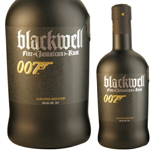 [限定] ブラックウェル 007 リミテッド ファイン ジャマイカン ラム 40度 700ml 箱なし スピリッツ ラム酒【お酒 酒 ジャマイカ bbq カクテル バーベキュー ホームパーティー 蒸留酒 パーティー 父親 手土産 お土産 居酒屋 飲食店 父 】【ワインならリカオー】