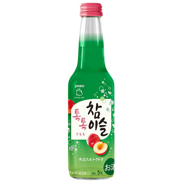 チャミスル トクトク すもも 5度 275ml 箱なし ソーダ割り シュワシュワ 韓国 【お酒 酒 韓国焼酎 焼酎 パーティー バーベキュー 家庭用 韓国グルメ ジンロ jinro ソーダ 手土産 父 お返し 歓迎会 母の日 父の日 家飲み bbq 宅飲み 飲み会 】【ワインならリカオー】