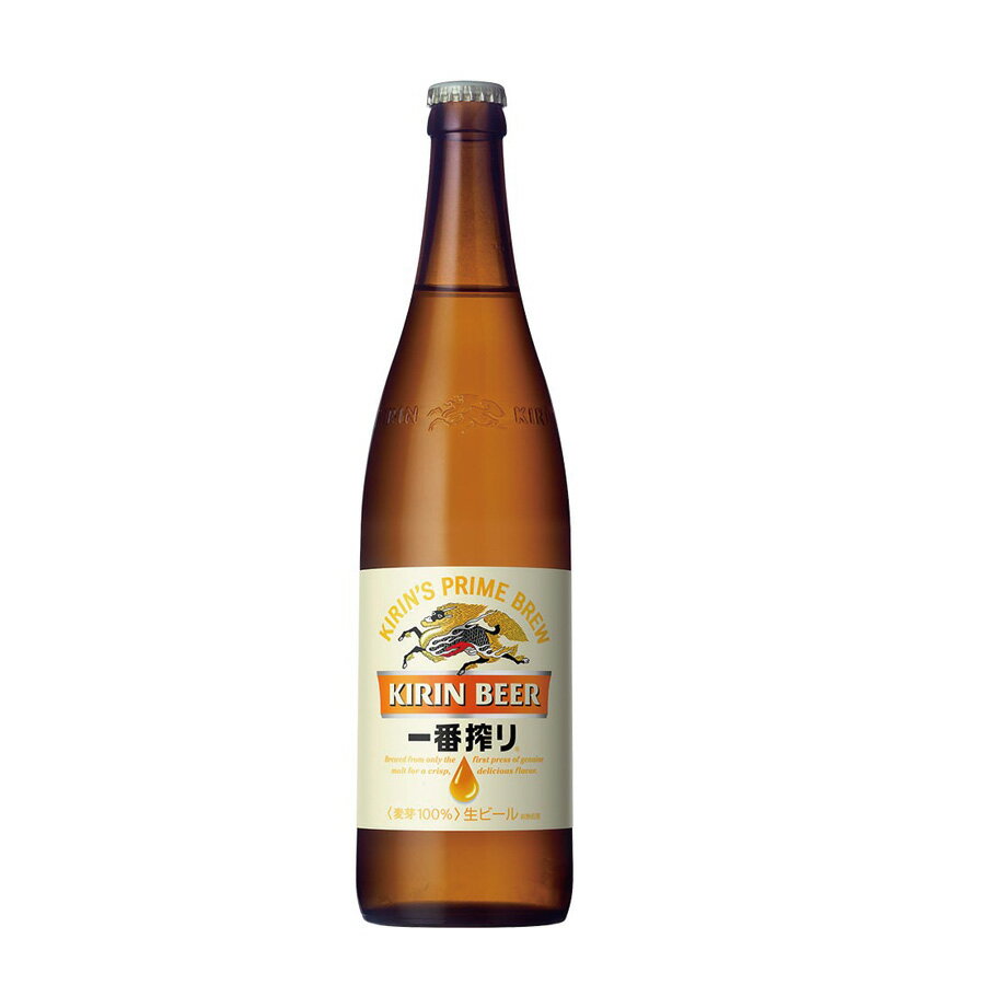 [大瓶] キリン 一番搾り 5度 633ml 箱なし ビール 一番しぼり 瓶ビール 国産【麒麟 キリンビール キリン一番搾り お酒 酒 きりん 瓶 kirin ギフト 麒麟 麒麟ビール アルコール バーベキュー お父さん 父の日 父の日ギフト お中元 】【ワインならリカオー】