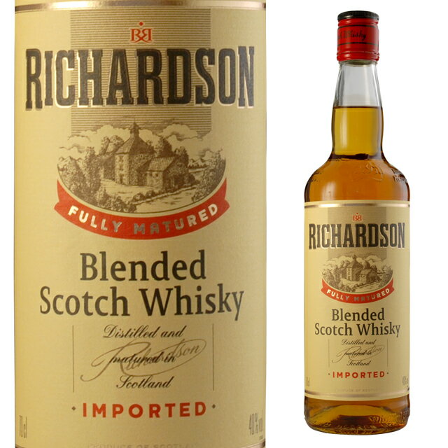 リチャードソン スコッチウイスキー 40度 700ml 箱なし 