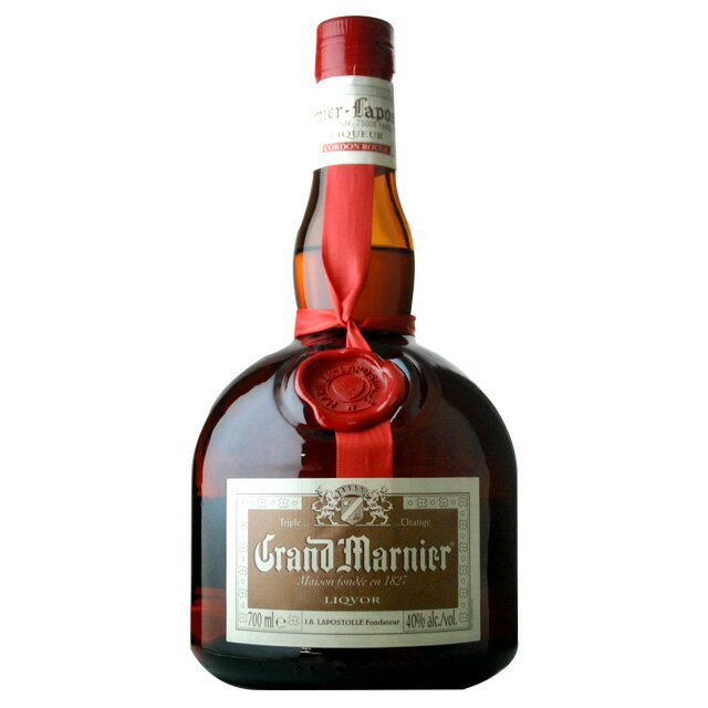 GRAND MARNIER永年の時を経て今なお愛され続けている、他の追随を許さない唯一無二の名酒、グラン マルニエ。1880年の誕生より変わらないマルニエ・ラポストール家秘伝のレシピが生み出すオレンジリキュールの最高峰です。味と香りが凝縮されたカリブ海産のビターオレンジ「シトラス・ビガラディア」とコニャックの融合。1880年より変わらぬマルニエ・ラポストール家秘伝のレシピが生み出す、オレンジリキュールの最高峰。世界のカクテル、パティスリー、キュイジーヌの歴史を変えた伝説の名酒です。----------------------------------------------------------------------- 【産地】 フランス 【生産者】 マルニエ ラポストール社 【度数】 40度 【内容量】 700ml -----------------------------------------------□お酒 引越し 挨拶 昇進祝い 退職祝い お返し 還暦祝い 手土産 ディナー 就職祝い 男性 女性 父 母 彼氏 彼女 ギフト 内祝い 退職 お礼 誕生日 プレゼント 結婚祝い リキュール 通販 楽天結婚引出物 結婚内祝い 結婚御祝い 快気祝い 全快祝い 新築内祝い 上棟祝い 長寿祝い 就職内祝い 他各種内祝い・お返し 新築祝い 初老祝い 古稀祝い 喜寿祝い 傘寿祝い 米寿祝い 卒寿祝い 白寿祝い 長寿祝い お返し お中元・お歳暮 年始挨拶 ゴルフコンペ 記念品 賞品 暑中見舞い 残暑見舞い 【ギフト包装一覧はこちら】