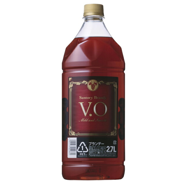 [大容量] ST ニュー VO 2700ml サントリー 2.7L V.O 箱なし ペットボトル【お酒 酒 洋酒 ブランディー ブランデー 男性 誕生日プレゼント 蒸留酒 サントリーブランデー 自宅用 家庭用 家飲み パーティー バー 晩酌 bbq バーベキュー】【ワインならリカオー】