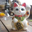 白小判猫7号左手 金運招き猫 縁起 風水 福 開店祝い 置物 贈り物 金運 開運(3)