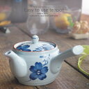 和食器 美味しい お茶 スタート有田焼 染花紋M中 急須 ティーポット 茶器 食器 緑茶 紅茶 ハーブティー おうち うつわ 陶器 日本製