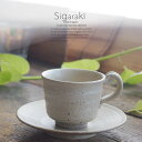 和食器 信楽焼 白樺 コーヒーカップソーサー 碗皿 珈琲 紅茶 ティー おうち カフェ 食器 陶器 しがらき焼 らいすぼ~る 春日井 軽井沢