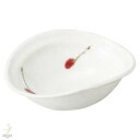 和食器 信楽焼 さくらんぼ たわみ小鉢 鉢 ボウル サラダボール おうち カフェ 食器 陶器 しがらき焼 らいすぼ~る 春日井 軽井沢
