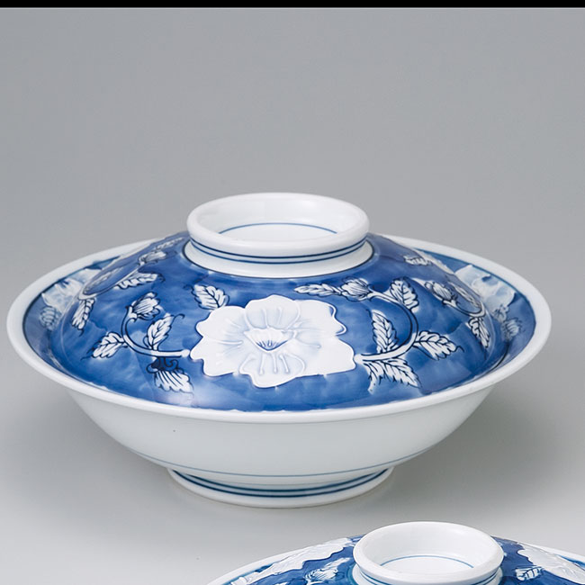 和食器 フタをあけてふわぁーっと 一珍牡丹 茶碗蒸し 蓋物 スープ 陶器 うつわ ごはん おうち おしゃれ スープポット 汁碗 デザート カップ レンジ対応