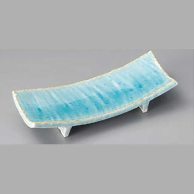 和食器 青彩釉長角皿 長角皿 焼き物 日本製 食器 陶器 器 うつわ おうち ごはん