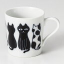 和食器 おすわり猫 マグカップ コーヒー 珈琲 紅茶 カフェ おしゃれ 陶器 うつわ おうち 軽井沢 春日井 ギフト(3)