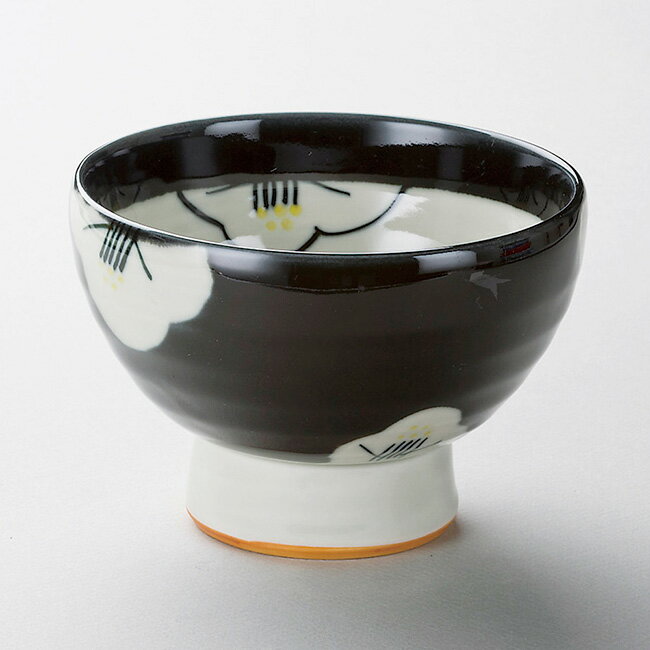 和食器 黒椿高台丼 12.8×8.8cm 丼 どんぶり 鉢 ボウル うつわ 陶器 おしゃれ おうち 軽井沢 春日井