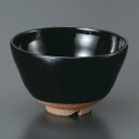 和食器 土物黒楽風お茶漬け碗 12.8×7.6cm 丼 どんぶり 鉢 ボウル うつわ 陶器 おしゃれ おうち 軽井沢 春日井