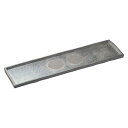 和食器 黒窯変クシ目 長角大皿 信楽焼 79×19×3cm プレート うつわ おさら おうち 陶器 カフェ おしゃれ 軽井沢 春日井