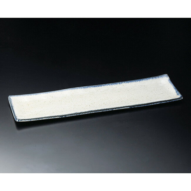和食器 灰釉ゴス長角皿 小 52×14×2.7cm プレート うつわ おさら おうち 陶器 カフェ おしゃれ 軽井沢 春日井