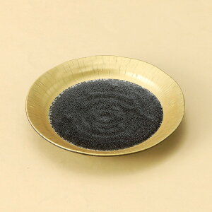 和食器 黒潮 丸皿 16.3×2.5cm プレート うつわ 陶器 おうち ごはん カフェ おしゃれ 軽井沢 春日井