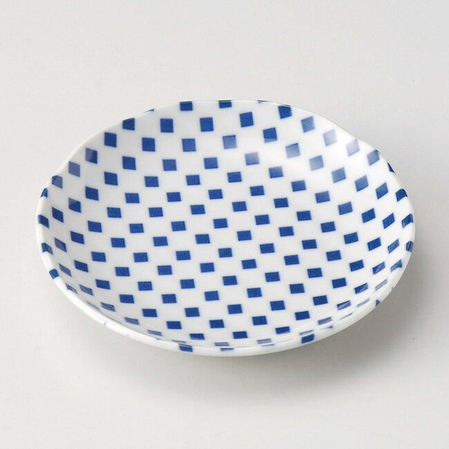 和食器小さな市松小紋12×2.5c...