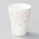 和食器 桜フリーカップ タンブラー アイス コーヒー ティー お茶 酒 ビール おうち 父の日 うつわ 陶器 軽井沢 春日井