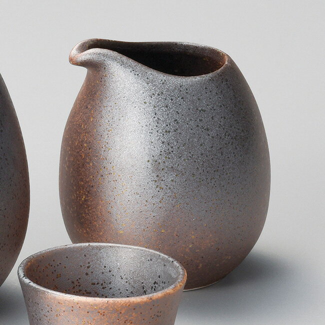 和食器 黒吹鉄砂冷酒 小 酒器 日本酒 おうち 父の日 おしゃれ うつわ 陶器 軽井沢 春日井　※ぐい飲みは別売りです