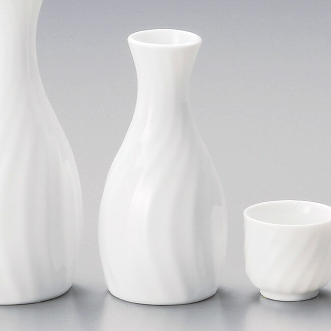 和食器 白磁シェル小徳利 酒器 日本酒 おうち 父の日 おしゃれ うつわ 陶器 軽井沢 春日井　※大徳利、ぐい飲みは別売りです