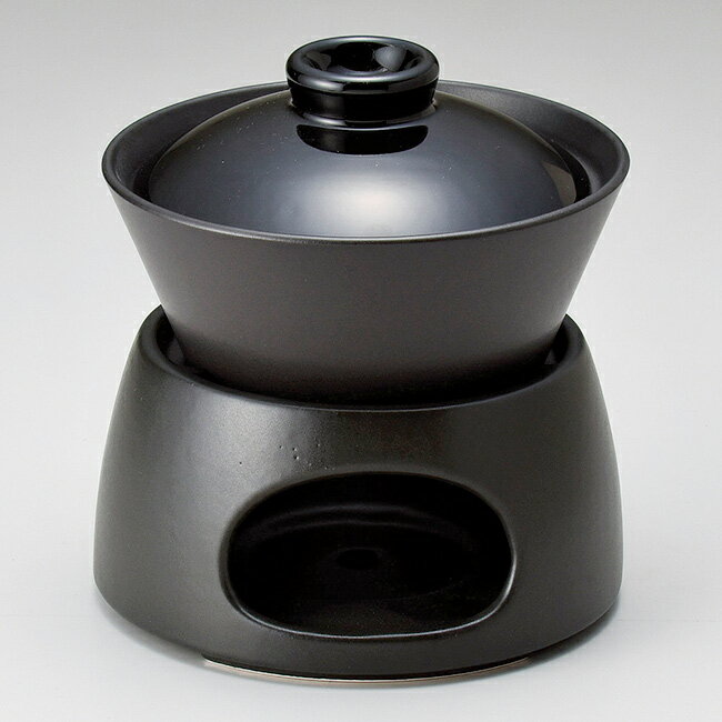 和食器 切立フタ付ボールのみ 単品 黒〈組〉 土鍋 直火 耐熱 おうち ごはん おしゃれ プレゼント 陶器 うつわ