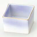 和食器 小さな渕金コバルト吹角 小鉢 5.7×5.7×3.7cm うつわ 陶器 おしゃれ おうち