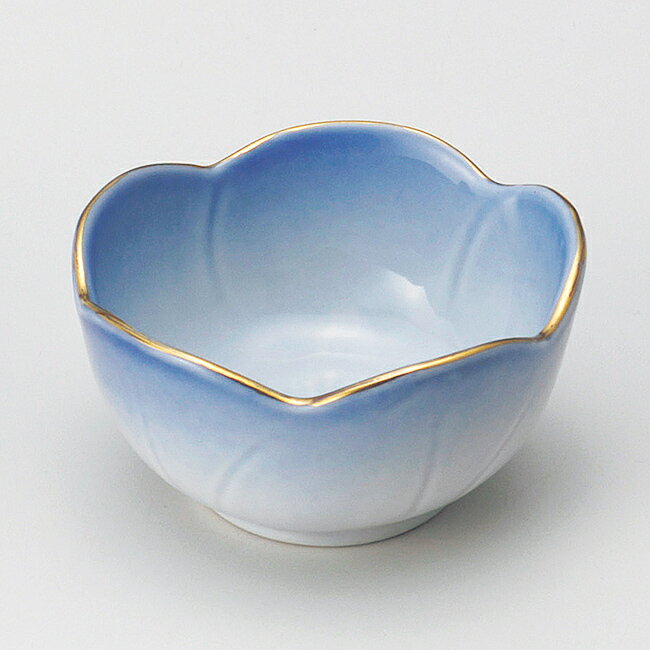 和食器 小さなブルー梅 小鉢 6.2×3.4cm うつわ 陶器 おしゃれ おうち