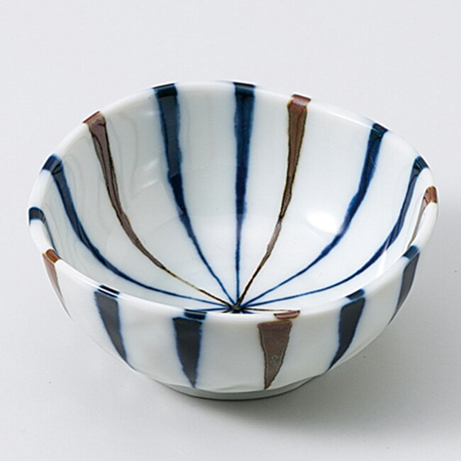 藍十草三角3.0鉢 陶器 