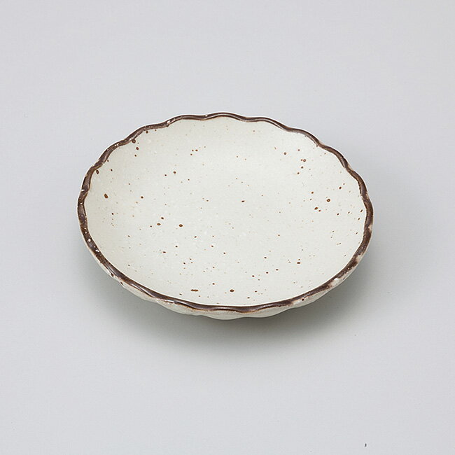 和食器 白化粧 菊形 豆皿 小皿 プレート 醤油皿 薬味皿 おうちカフェ おうちごはん 軽井沢 春日井