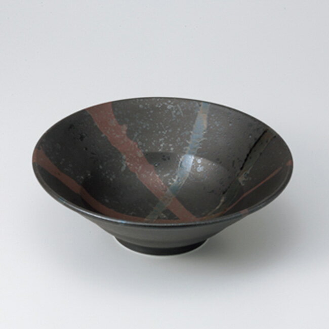 和食器 煌き黒ボール 中鉢 20×7cm サラダボール ボウル 煮物 おうちカフェ おうちごはん 軽井沢 春日井