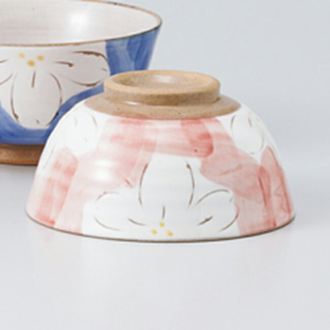 和食器 ダミ花 ピンク ご飯茶碗 小 お茶碗 ボウル うつわ 陶器 日本製 カフェ おうちごはん 軽井沢 春日井