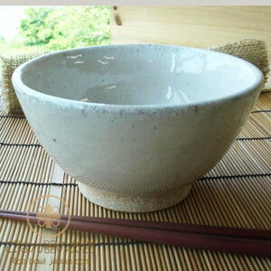 松助窯 白萩釉 ずっしりご飯茶碗 茶漬け碗 和カフェボール 食器 陶器 和食器 ボール 丼 どんぶり ご飯 美濃焼 手作り 軽量 おうち