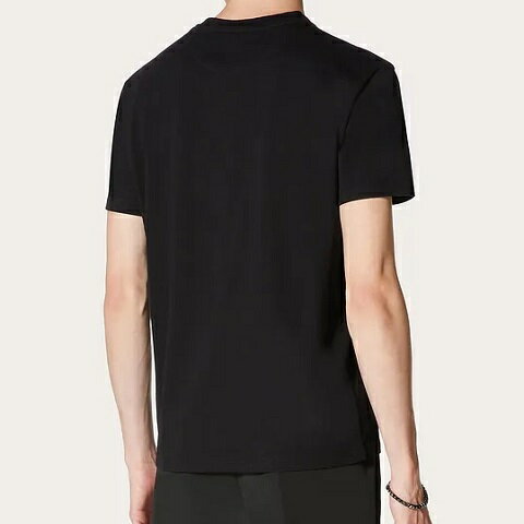 VALENTINO(ヴァレンティノ) Tシャツ【メンズ】【黒/ブラック】【VV3MG10V7380NI】【ロゴ】【インナー】【ワンポイント】