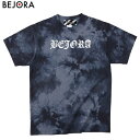 BEJORA(ビジョーラ) T-shirt【ネイビー】【メンズ/レディース/ユニセックス】【マスク】【タイダイ】【ロゴ】【ビックシルエット】【超極厚生地】【SALE!!9900円→7700円】(4)