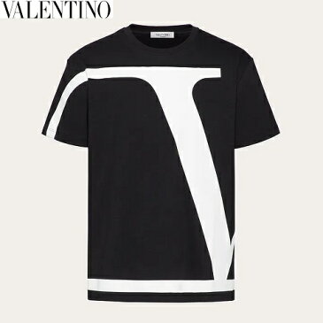 VALENTINO(ヴァレンティノ) Tシャツ【メンズ】【黒/ブラック】【WV3MG10V7LR0NI】【ロゴ】【21年新作】