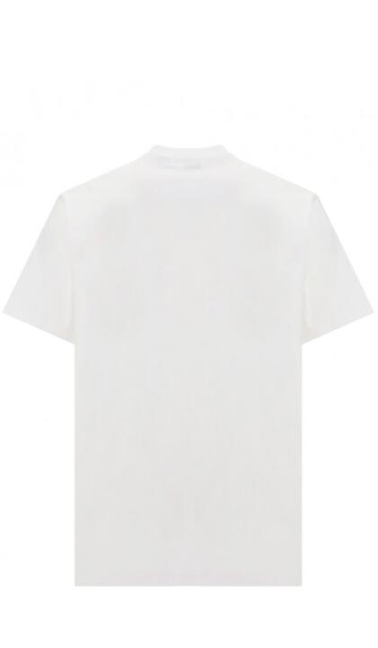 BURBERRY（バーバリー） プリント Tシャツ【ロゴプリント】【コットン】【8049457】【メンズ】【白/ホワイト】【2022春夏新作】【送料無料】【立体プリント】