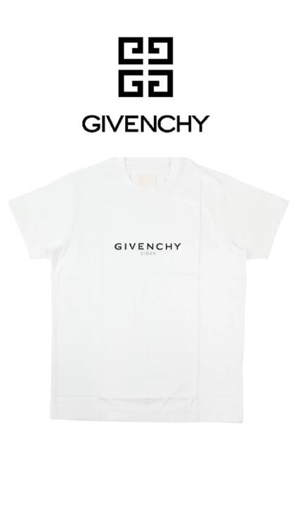 GIVENCHY(ジバンシィ) Tシャツ【白/ホワイト】【メンズ/レディース/ユニセックス】【BM71533Y6B 】【バックプリント】【オーバーサイズ】【ロゴ入り】【2022年春夏新作】【ロゴ】【送料無料】