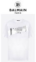 BALMAIN(バルマン)プリントT【メンズ/レディース/ユニセックス】【白/ホワイト/シルバー】【XH0EG010】【オーバーサイズ】【2022春夏新作】【メ...