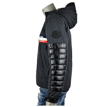 MONCLER(モンクレール)OLARGUES トリコロールライン ロゴ ブルゾン【黒/ブラック】【21SS】【ロゴ】【1B50A 54A91 998】【メンズ】【送料無料】【トリコロール】【OLARGUES】【163900円→148000円約10%OFF】