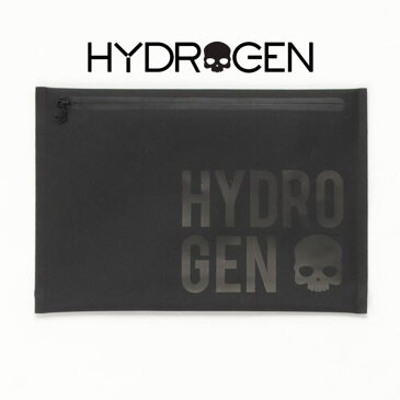 HYDROGEN（ハイドロゲン）クラッチバッグ【黒色/ブラック】【2022年春夏】【正規品】【送料無料】