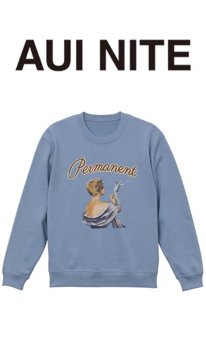 楽天RichwebshopAUINITE Permanent graphic sweat【ライトブルー/水色】【メンズ/レディース/ユニセックス】【スウェット】【トレーナー】