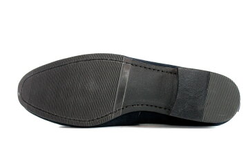 芸能人も多数愛用【雑誌OCEANS掲載ブランド!】Honour Ovation(アナーオベーション) チェーンホースフリンジローファー【メンズ/レディース/ユニセックス】【ネイビー/紺】【レザー】【短靴】【ドレスシューズ】【送料無料】